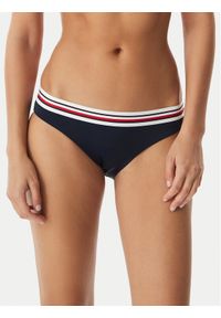 TOMMY HILFIGER - Tommy Hilfiger Dół od bikini UW0UW06355 Granatowy. Kolor: niebieski. Materiał: syntetyk #1