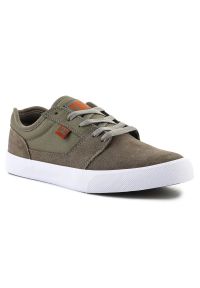 Buty DC Shoes Tonik ADYS300769-DOL zielone. Okazja: na spacer. Zapięcie: sznurówki. Kolor: zielony. Materiał: guma. Sport: turystyka piesza