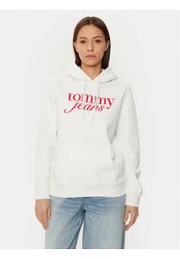 Tommy Jeans Bluza DW0DW20170 Écru Regular Fit. Materiał: bawełna #1