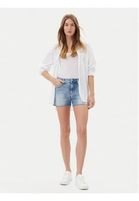 Calvin Klein Jeans Szorty jeansowe J20J225158 Niebieski Slim Fit. Kolor: niebieski. Materiał: bawełna #4