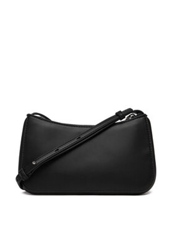 Calvin Klein Torebka Bold Ck Mini Bag LV04F1125G Czarny. Kolor: czarny. Materiał: skórzane
