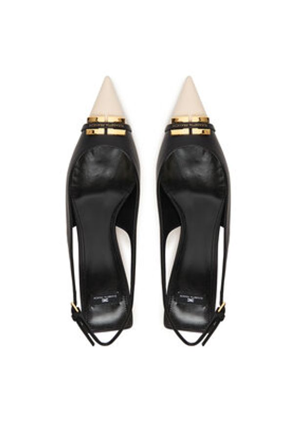 Elisabetta Franchi Czółenka SA57L61E2 Czarny. Kolor: czarny. Materiał: skóra