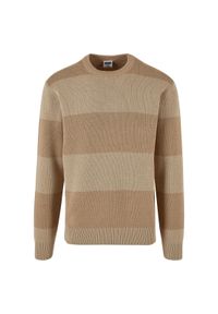 Sweter oversize Urban Classics. Okazja: na co dzień. Kolor: beżowy. Styl: casual #1