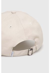 Les Deux czapka z daszkiem bawełniana kolor beżowy z aplikacją. Kolor: beżowy. Materiał: bawełna. Wzór: aplikacja #2