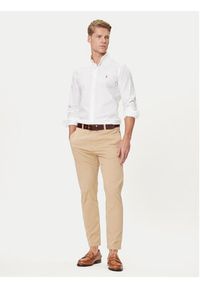 Polo Ralph Lauren Koszula 710P06688002 Biały Custom Fit. Typ kołnierza: polo. Kolor: biały. Materiał: bawełna #4