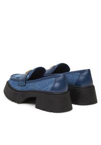 Coach Loafersy Leah CAR48 Niebieski. Kolor: niebieski. Materiał: materiał #2