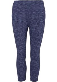 SK8MAFIA - Damskie 3/4 Legginsy Loaf Mafia Blue - Komfort i Styl. Kolor: niebieski. Sport: fitness