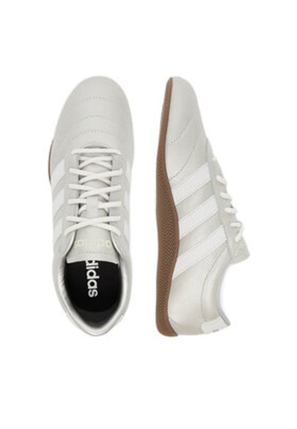 Adidas - adidas Sneakersy GRAND COURT LO JQ9682 Srebrny. Kolor: srebrny. Materiał: skóra
