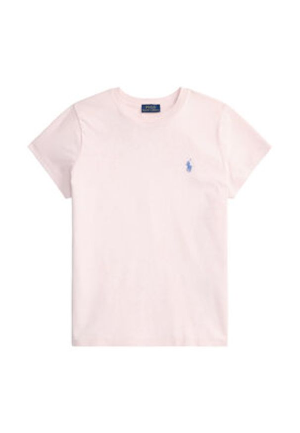 Polo Ralph Lauren T-Shirt 211B14605014 Różowy Classic Fit. Typ kołnierza: polo. Kolor: różowy. Materiał: bawełna