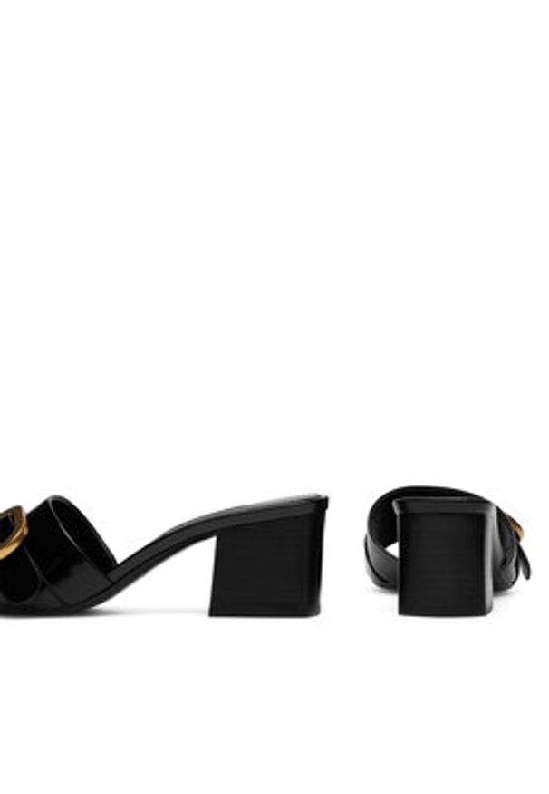 Gino Rossi Klapki VITA-V15595-15-1 Czarny. Kolor: czarny. Materiał: skóra, lakier