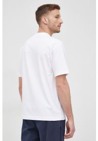Liu Jo t-shirt bawełniany kolor biały z nadrukiem. Kolor: biały. Materiał: bawełna. Wzór: nadruk