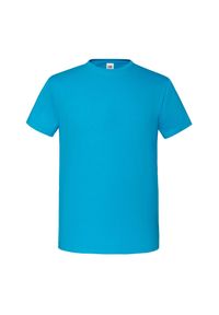 FRUIT OF THE LOOM - Kultowa Koszulka Unisex Dla Dorosłych. Kolor: niebieski