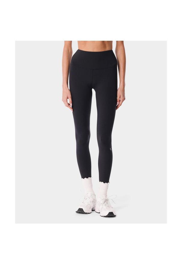 Legginsy crossback na pilates dla kobiet Carpatree Balletcore. Stan: podwyższony. Kolor: czarny. Sport: joga i pilates