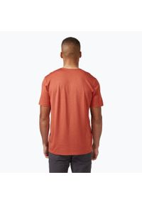 Koszulka męska Rab Mantle Mountain Tee. Kolor: pomarańczowy