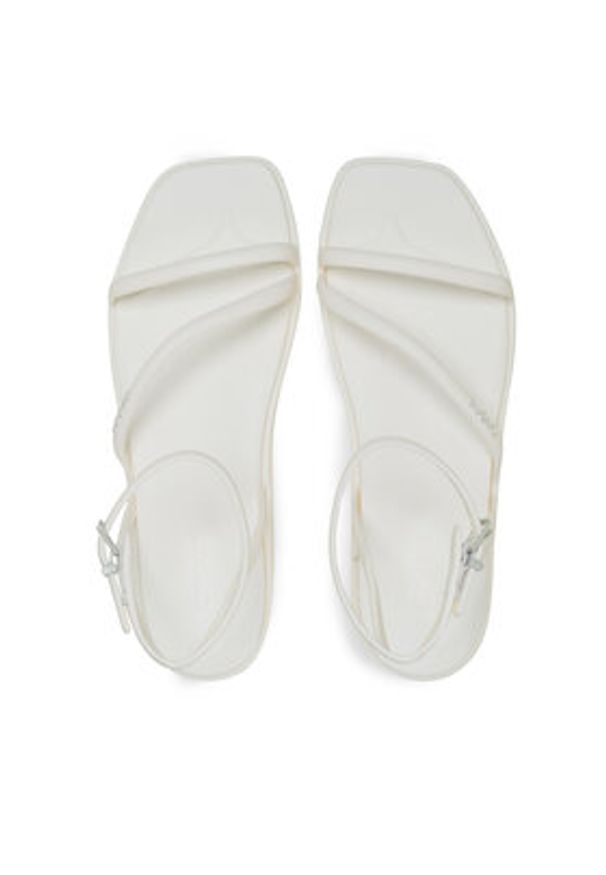 Crocs Sandały Miami Ankle Strap Sandal 212256 Beżowy. Kolor: beżowy