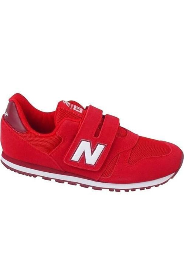 Buty do chodzenia dla dzieci New Balance 373. Zapięcie: rzepy. Kolor: czerwony. Materiał: guma, materiał, tkanina, syntetyk. Szerokość cholewki: normalna. Model: New Balance 373. Sport: turystyka piesza