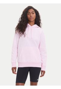 Under Armour Bluza Ua Rival 1379500 Różowy Loose Fit. Kolor: różowy. Materiał: bawełna