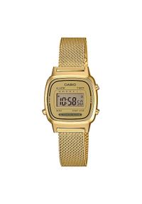 Casio Zegarek Vintage LA670WEMY-9EF Złoty. Kolor: złoty. Styl: vintage