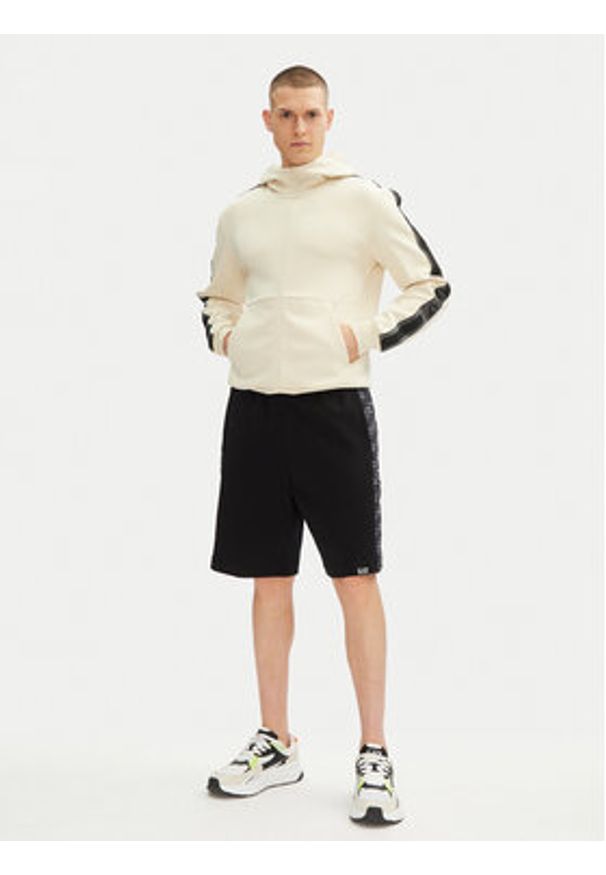 EA7 Emporio Armani Bluza 7M000142 AF12660 U1079 Écru Regular Fit. Materiał: bawełna, syntetyk