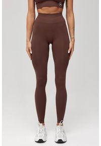 ROUGH RADICAL - Damskie legginsy treningowe bezszwowe Rough Radical Seamless Classic. Kolor: brązowy. Sport: fitness