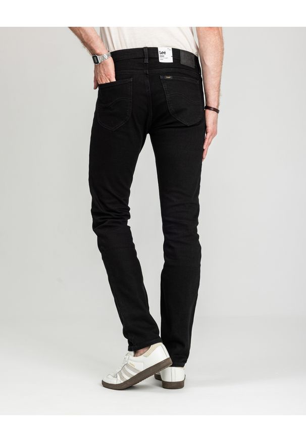 Lee - MĘSKIE SPODNIE LEE RIDER BLACK RINSE 112117653