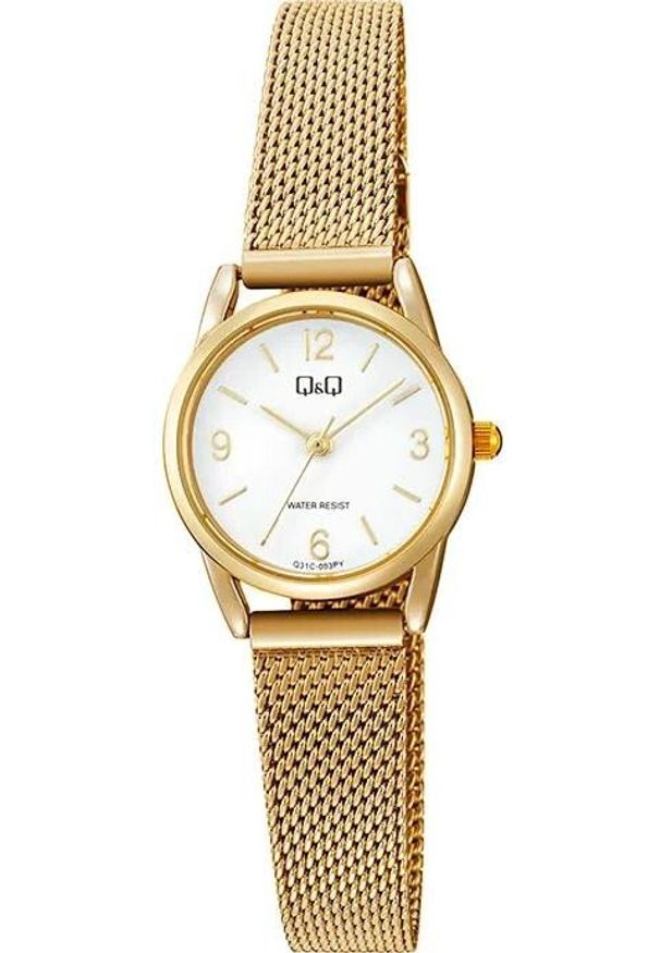 Zegarek damski QQ Q31C-003P złoty. Kolor: złoty