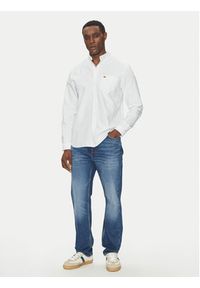 Lacoste Koszula CH1911 Biały Regular Fit. Kolor: biały. Materiał: bawełna #3