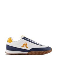 Le Coq Sportif - Buty do chodzenia męskie Le coq sportif 2310329. Zapięcie: sznurówki. Kolor: biały. Materiał: skóra, materiał. Szerokość cholewki: normalna. Sport: turystyka piesza