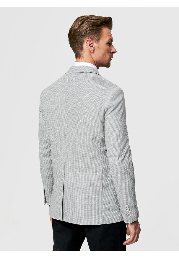 Pako Lorente - PAKO LORENTE – Szara marynarka męska. Kolor: szary. Materiał: poliester, wiskoza, poliamid, elastan