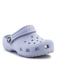 Buty do chodzenia niemowlęce Crocs 2069905AF. Kolor: niebieski. Materiał: materiał, syntetyk