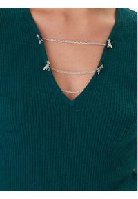 Patrizia Pepe Sweter 2K0331/K7S0-G619 Zielony Regular Fit. Kolor: zielony. Materiał: wiskoza