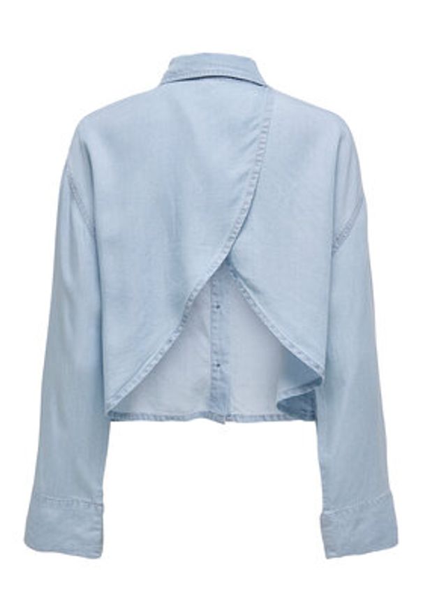 only - ONLY Koszula Charis 15337929 Niebieski Regular Fit. Kolor: niebieski. Materiał: lyocell