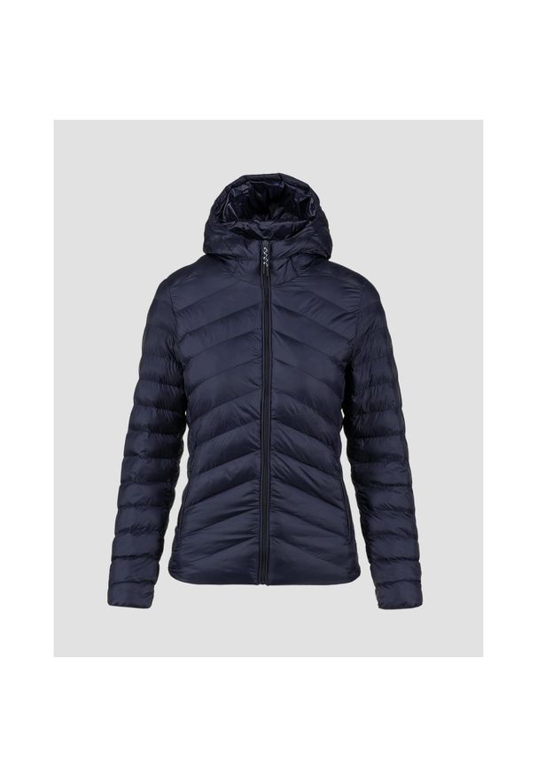 Kurtka ocieplana damska Dolomite STRENTA DARK BLUE. Kolor: niebieski. Materiał: puch. Sport: turystyka piesza