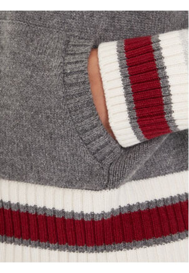 Guess Jeans Kardigan W5BR12 Z0561 Szary Relaxed Fit. Kolor: szary. Materiał: bawełna