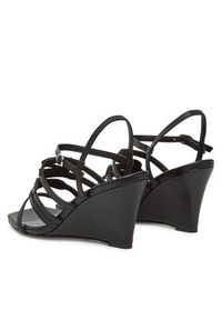 Karl Lagerfeld - KARL LAGERFELD Sandały KL34425 Czarny. Kolor: czarny. Materiał: skóra #6
