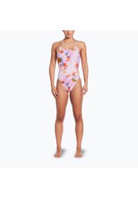 Nike Swim - Strój pływacki jednoczęściowy damski Nike Hydrastrong Cutout. Kolor: różowy