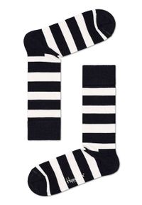Happy-Socks - Happy Socks - Skarpetki Classic Black & White (4-pack). Kolor: czarny #5