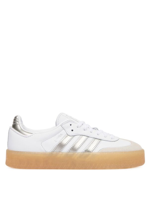 Adidas - adidas Sneakersy Sambae JS3943 Biały. Kolor: biały. Materiał: skóra