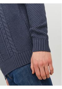 Jack & Jones - Jack&Jones Sweter 12236314 Granatowy Regular Fit. Kolor: niebieski. Materiał: syntetyk #7