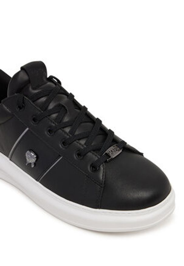 Karl Lagerfeld - KARL LAGERFELD Sneakersy KL52534A Czarny. Kolor: czarny. Materiał: skóra