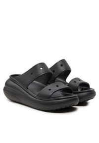 Crocs Klapki Classic Crush Sandal 207670 Czarny. Kolor: czarny