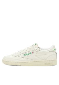 Reebok Sneakersy Club C 85 Vintage 100007797 Écru. Materiał: skóra. Model: Reebok Club #8