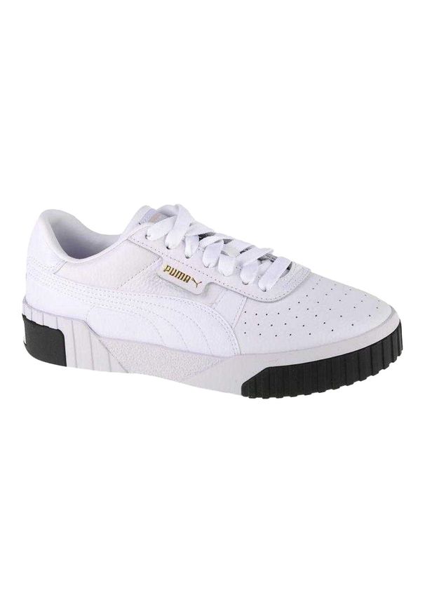 Puma - Damskie Buty Sportowe Z Logo Cali. Kolor: biały. Styl: sportowy