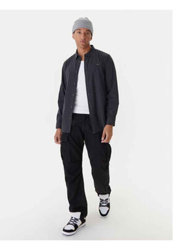 Quiksilver Koszula EQYWT04670 Czarny Regular Fit. Kolor: czarny. Materiał: bawełna