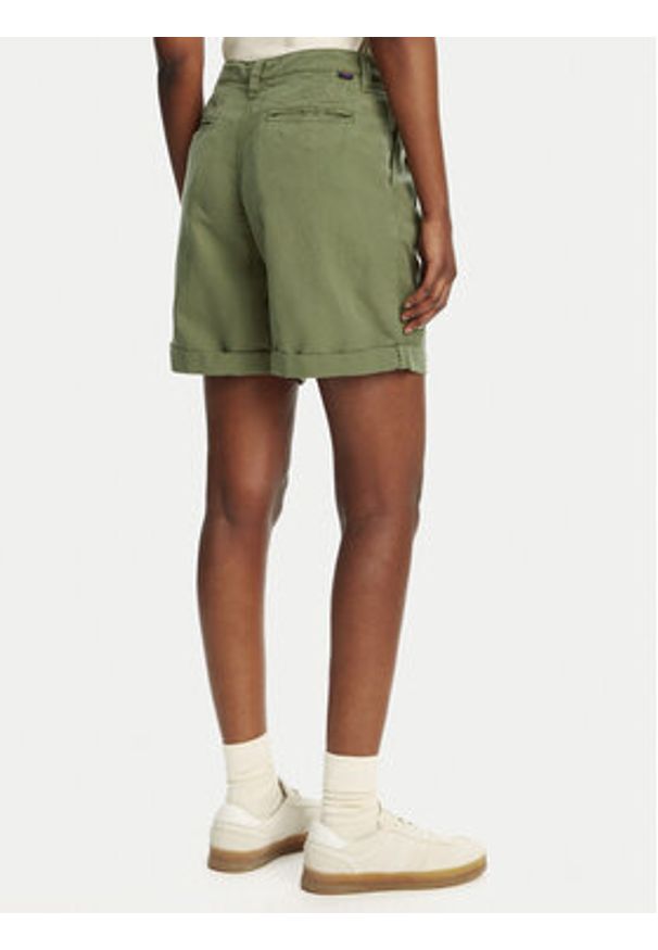 Robe di Kappa Szorty materiałowe Yvonne Light Linnen 62124LW Zielony Regular Fit. Kolor: zielony. Materiał: bawełna