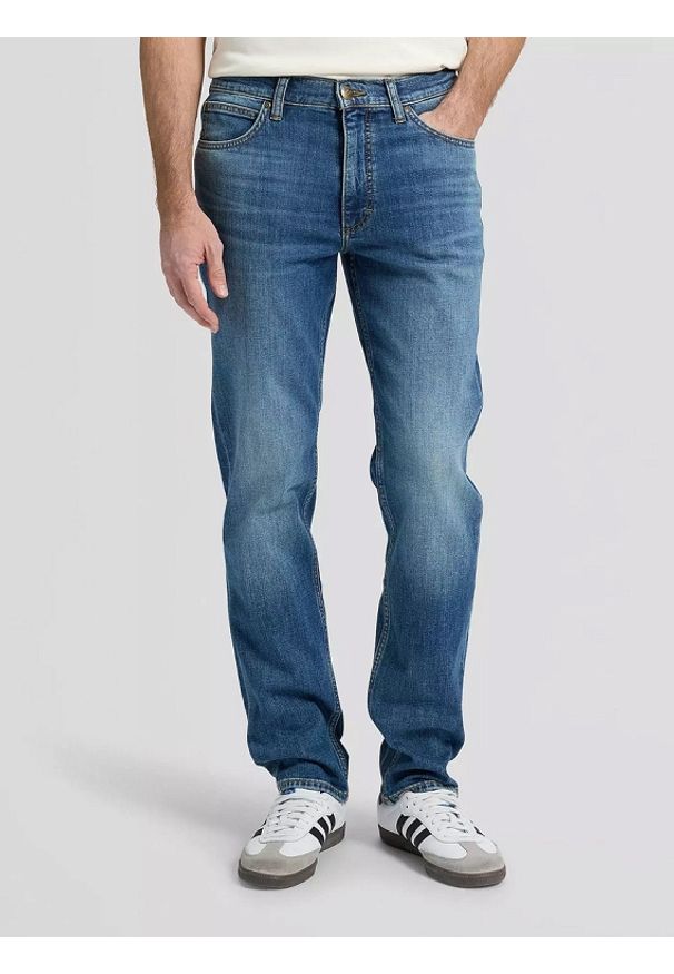 Lee - MESKIE SPODNIE LEE RIDER OCEAN BLUE 112376409