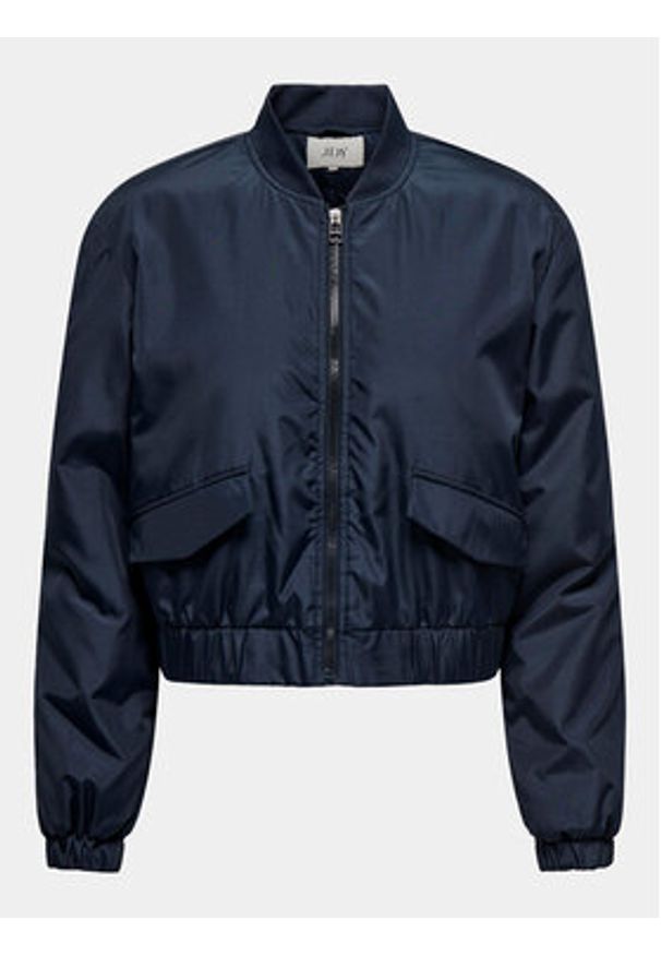 JDY Kurtka bomber Dixie 15317122 Granatowy Regular Fit. Kolor: niebieski. Materiał: syntetyk