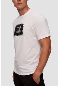 C.P. Company - C.P. COMPANY Biały męski t-shirt. Kolor: biały #3
