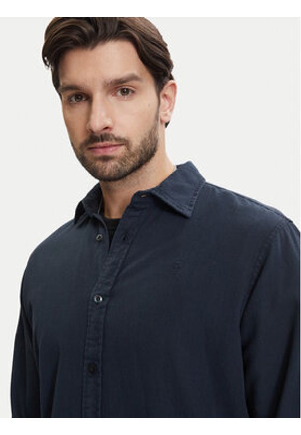 G-Star RAW - G-Star Raw Koszula Clean D25196-D454 Granatowy Regular Fit. Kolor: niebieski. Materiał: bawełna