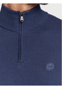 North Sails Sweter 699502 Granatowy Regular Fit. Kolor: niebieski. Materiał: bawełna #2